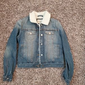 Sherpa lined jean jacket
